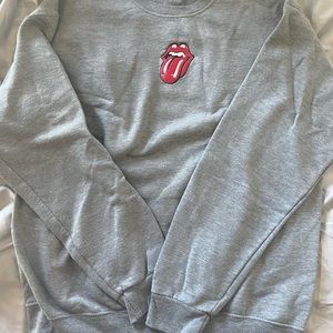 Embroidered Band Crewneck